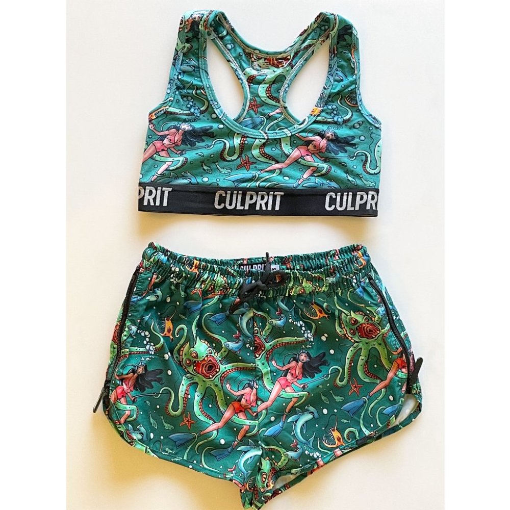 Culprit BAEthing™ Suit, Womens' Swim Shorts + Bralette
